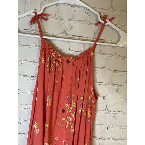 Peyton & Parker Women's Maxi Dress Floral Sleeveless Pink Tiered Size XL - Picture 2 of 3